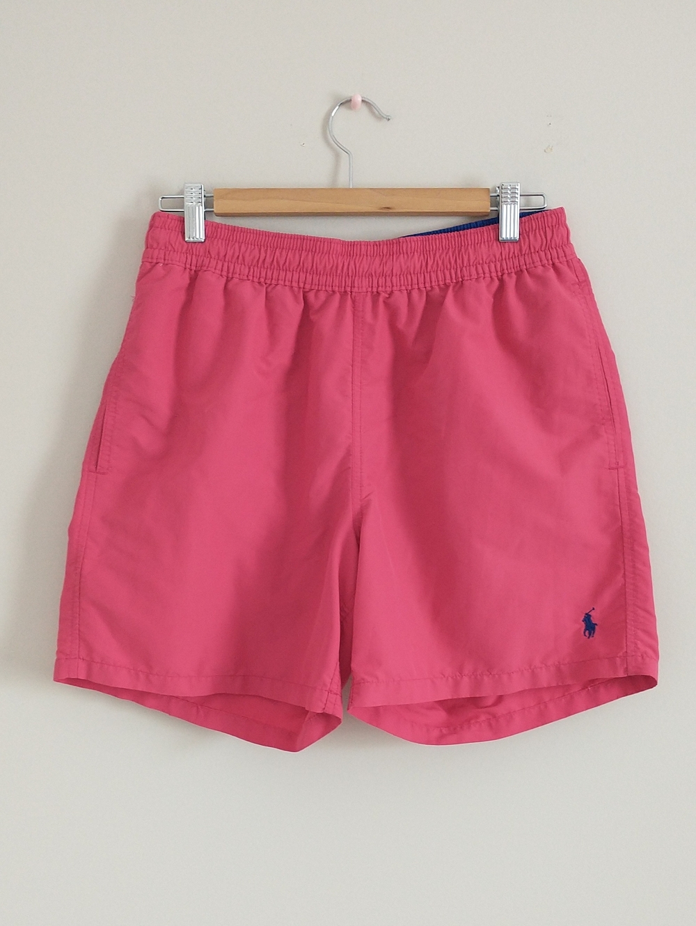 Polo by Ralph Lauren Men’s Hot Pink Swim Shorts. SIZE M